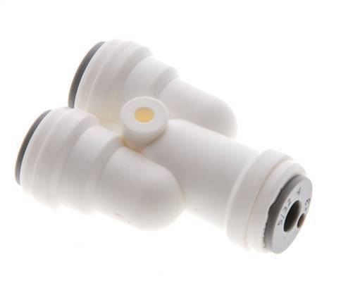 Raccord enfichable Y 5/32'' POM EPDM FDA [2 Pièces]