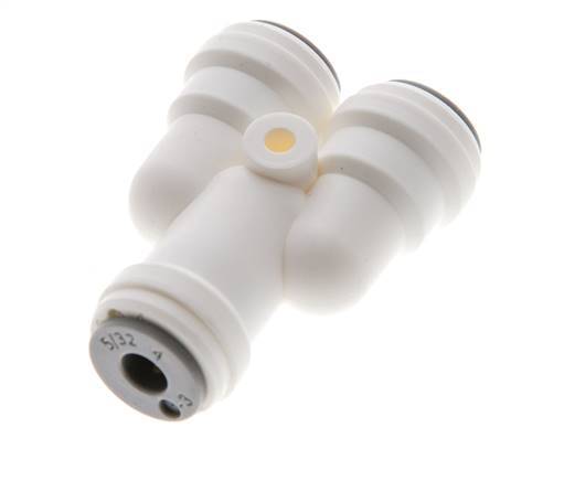 Raccord enfichable Y 5/32'' POM EPDM FDA [2 Pièces]