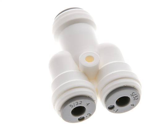 Raccord enfichable Y 5/32'' POM EPDM FDA [2 Pièces]
