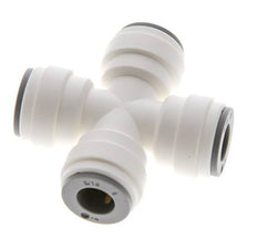 5/16'' Cross Push-in Fitting POM EPDM FDA [2 Pieces]