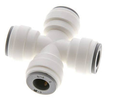 5/16'' Cross Push-in Fitting POM EPDM FDA [2 Pieces]