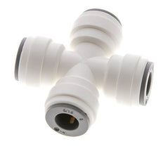 5/16'' Cross Push-in Fitting POM EPDM FDA [2 Pieces]
