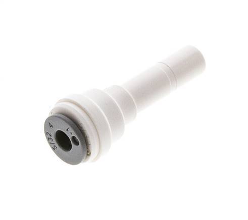 5/32'' x 1/4'' Push-in Fitting with Plug-in POM EPDM [10 Pieces]