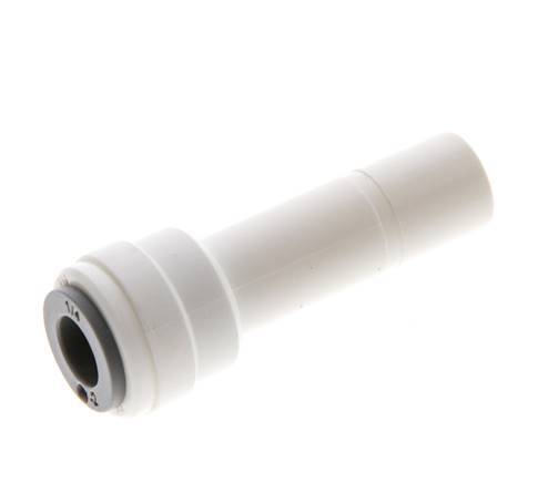 Raccord enfichable 1/4'' x 3/8'' avec bouchon en POM EPDM [10 pièces].