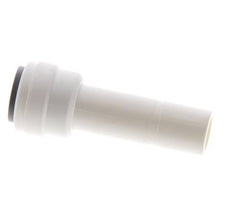 Raccord enfichable 1/4'' x 3/8'' avec bouchon en POM EPDM [10 pièces].