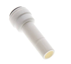 Raccord enfichable 1/4'' x 3/8'' avec bouchon en POM EPDM [10 pièces].