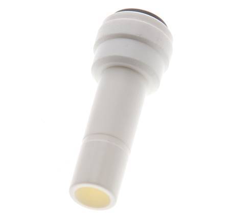 Raccord enfichable 1/4'' x 3/8'' avec bouchon en POM EPDM [10 pièces].