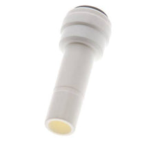Raccord enfichable 1/4'' x 3/8'' avec bouchon en POM EPDM [10 pièces].