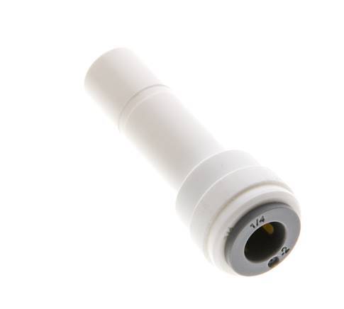 Raccord enfichable 1/4'' x 3/8'' avec bouchon en POM EPDM [10 pièces].