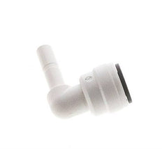 Raccord enfichable coudé 90° 3/16'' x 3/16'' avec bouchon en POM EPDM [10 Pièces].