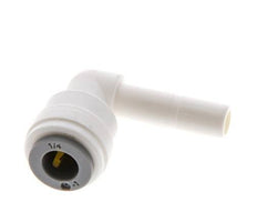 Raccord enfichable coudé 1/4'' x 1/4'' 90deg avec bouchon POM EPDM [10 Pièces].