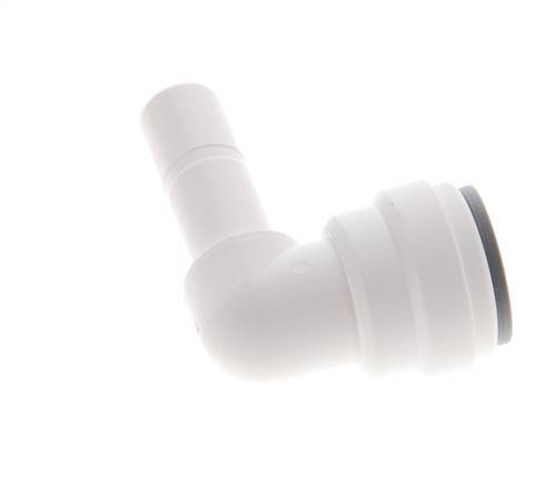 Raccord enfichable coudé 90° 5/16'' x 5/16'' avec bouchon en POM EPDM [10 Pièces].