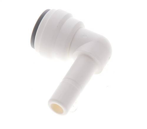 Raccord enfichable coudé 90° 5/16'' x 5/16'' avec bouchon en POM EPDM [10 Pièces].