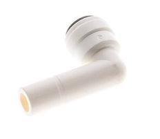 Raccord enfichable coudé 1/4'' x 3/8'' 90deg avec bouchon POM EPDM [10 Pièces].