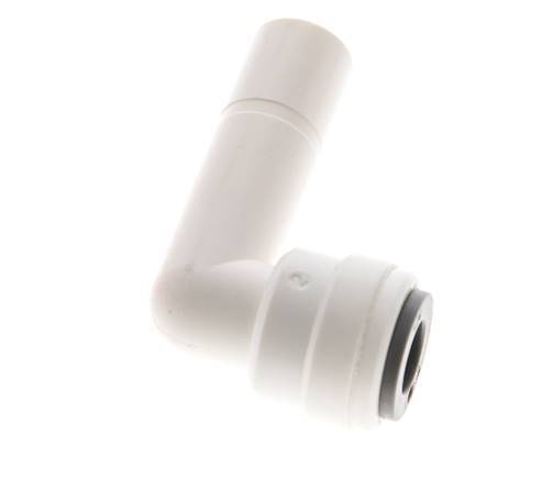 Raccord enfichable coudé 1/4'' x 3/8'' 90deg avec bouchon POM EPDM [10 Pièces].