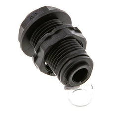 Raccord enfichable 6mm POM NBR Bulkhead [2 Pièces]