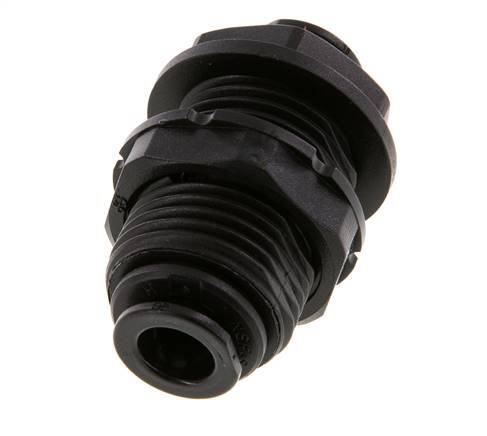 Raccord enfichable 8mm POM NBR Bulkhead [2 Pièces]