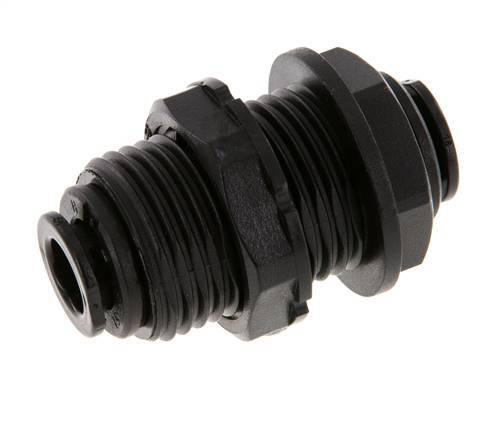 Raccord enfichable 8mm POM NBR Bulkhead [2 Pièces]