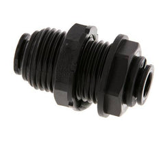 Raccord enfichable 8mm POM NBR Bulkhead [2 Pièces]