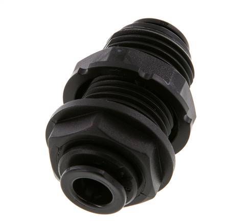 Raccord enfichable 8mm POM NBR Bulkhead [2 Pièces]