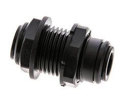 Raccord enfichable 10mm PA 66 NBR Bulkhead