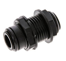 Raccord enfichable 10mm PA 66 NBR Bulkhead