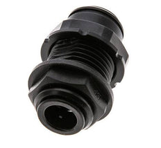 Raccord enfichable 10mm PA 66 NBR Bulkhead