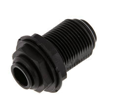Raccord enfichable 12mm PA 66 NBR Bulkhead