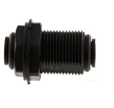 Raccord enfichable 12mm PA 66 NBR Bulkhead