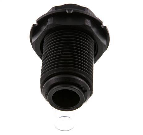 Raccord enfichable 12mm PA 66 NBR Bulkhead
