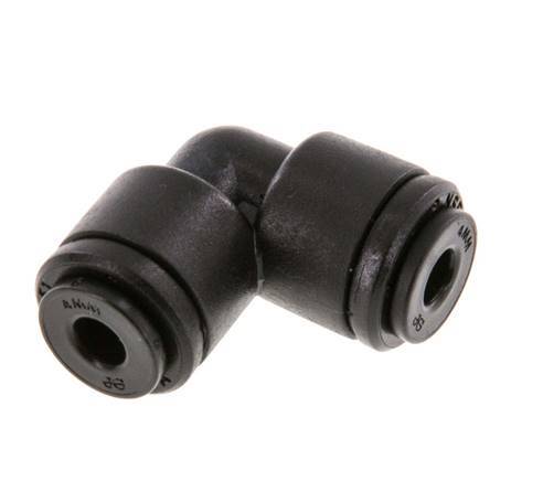 Raccord enfichable coudé 90deg 4mm POM NBR [2 Pièces]