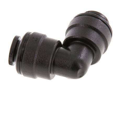 Raccord enfichable coudé 90deg 6mm POM NBR [2 Pièces]