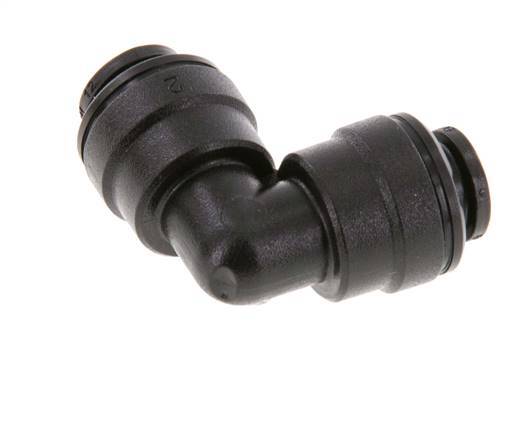 Raccord enfichable coudé 90deg 6mm POM NBR [2 Pièces]