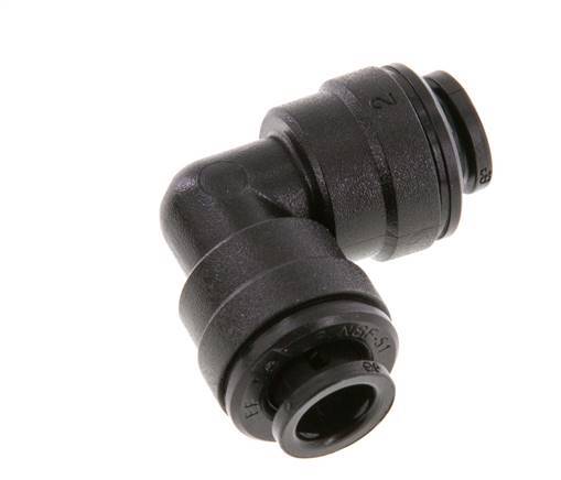 Raccord enfichable coudé 90deg 6mm POM NBR [2 Pièces]