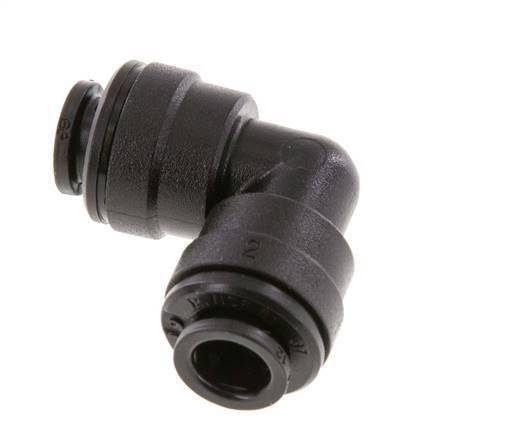 Raccord enfichable coudé 90deg 6mm POM NBR [2 Pièces]