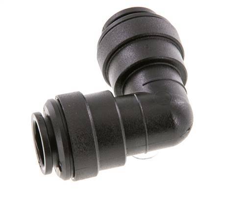 Raccord enfichable coudé à 90 degrés 12mm PA 66 NBR