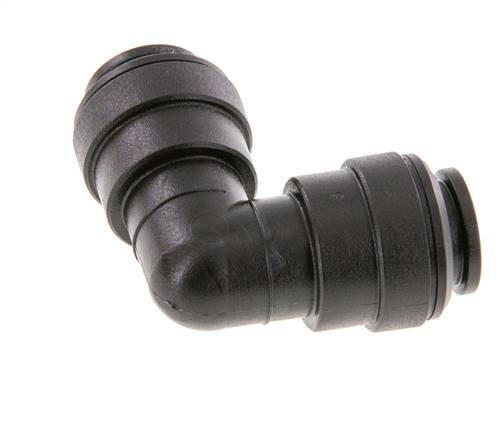 Raccord enfichable coudé à 90 degrés 12mm PA 66 NBR