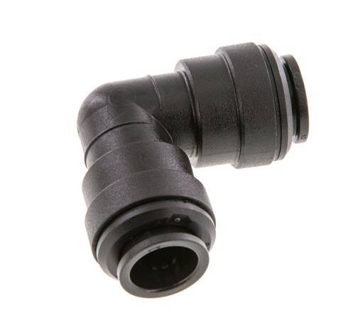 Raccord enfichable coudé à 90 degrés 12mm PA 66 NBR