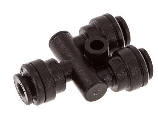 Raccord enfichable en Y de 4mm POM NBR FDA [2 pièces].