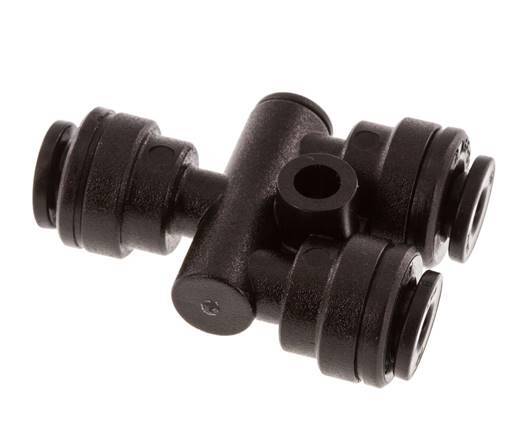 Raccord enfichable en Y de 4mm POM NBR FDA [2 pièces].