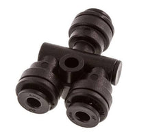 Raccord enfichable en Y de 4mm POM NBR FDA [2 pièces].