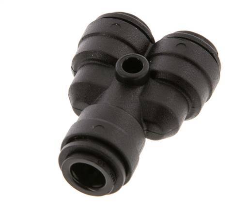 Raccord enfichable en Y de 6mm POM NBR FDA [2 Pièces].