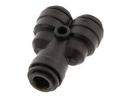 Raccord enfichable en Y de 6mm POM NBR FDA [2 Pièces].