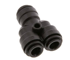 Raccord enfichable en Y de 6mm POM NBR FDA [2 Pièces].