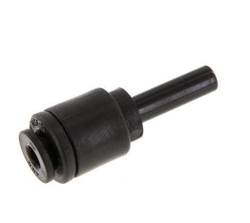 Raccord enfichable 4mm x 5mm avec bouchon en POM NBR [5 pièces].