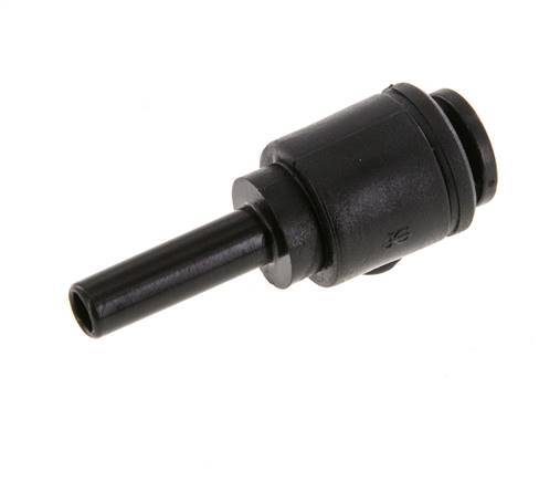 Raccord enfichable 4mm x 5mm avec bouchon en POM NBR [5 pièces].