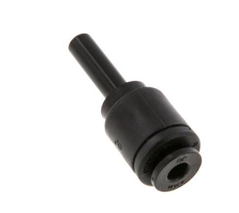 Raccord enfichable 4mm x 5mm avec bouchon en POM NBR [5 pièces].