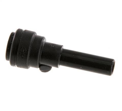 Raccord enfichable 4mm x 6mm avec bouchon en POM NBR [5 pièces].