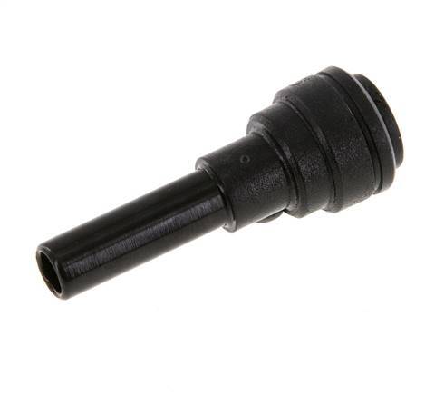 Raccord enfichable 4mm x 6mm avec bouchon en POM NBR [5 pièces].