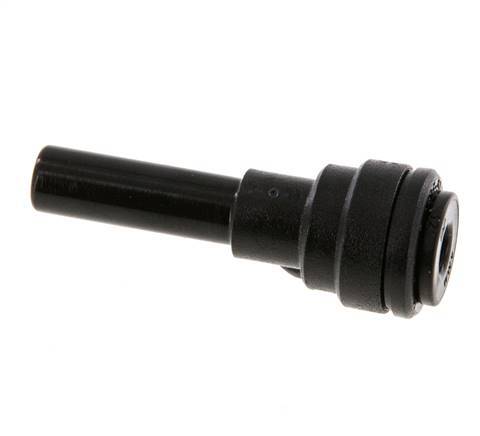 Raccord enfichable 4mm x 6mm avec bouchon en POM NBR [5 pièces].